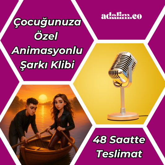 Çocuğunuza Özel Animasyonlu Şarkı Klibi