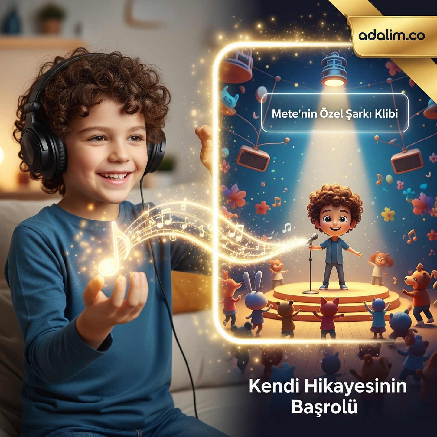 Çocuğunuza Özel Animasyonlu Şarkı Klibi